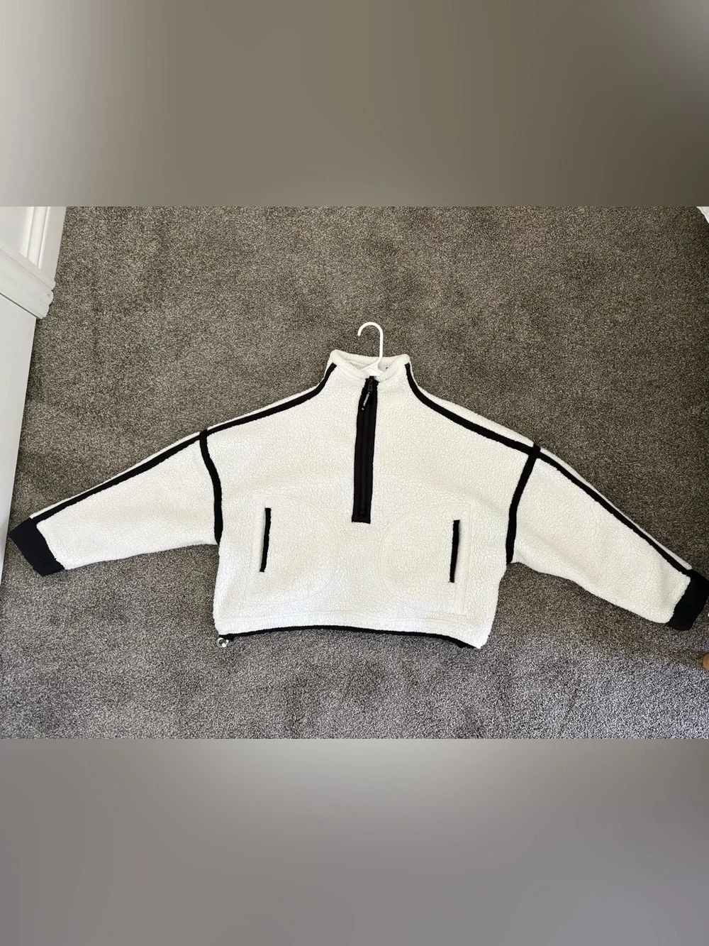Free People FP Movement Mountain High Half Zip Fleece
White and Black Contrast - Picture 6 of 8